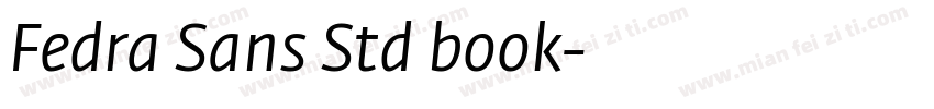 Fedra Sans Std book字体转换